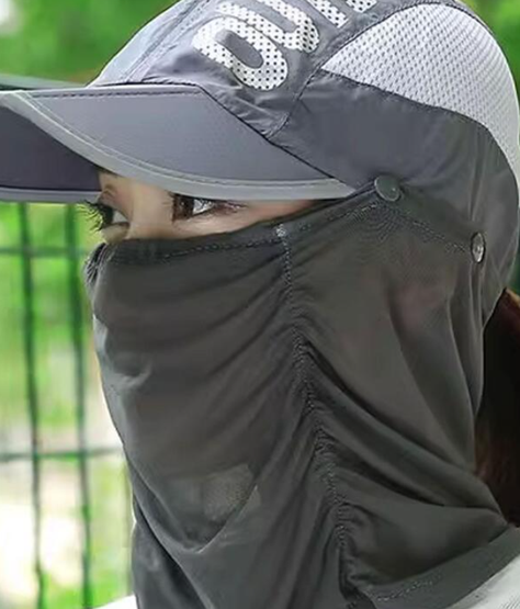 Gorra con Protección Facial-1