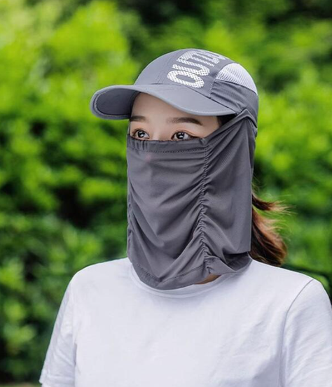 Gorra con Protección Facial-3