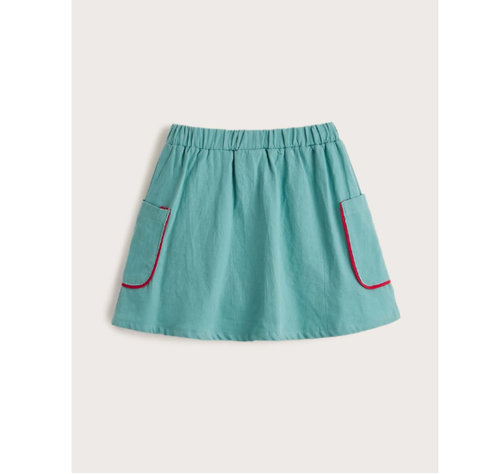 Falda Casual con Bolsillos para Niñas-2