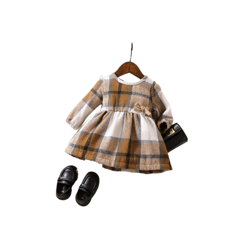 Vestido A Línea para Chicas - Multicolor-0