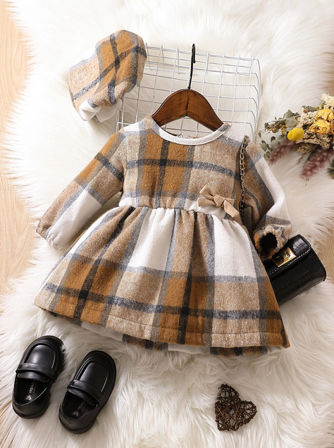 Vestido A Línea para Chicas - Multicolor-1
