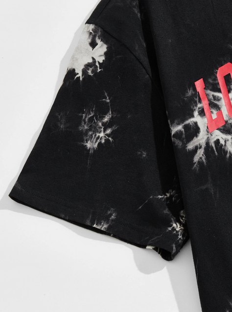 Camiseta "Los Angeles California" Estampado Tie-Dye-3