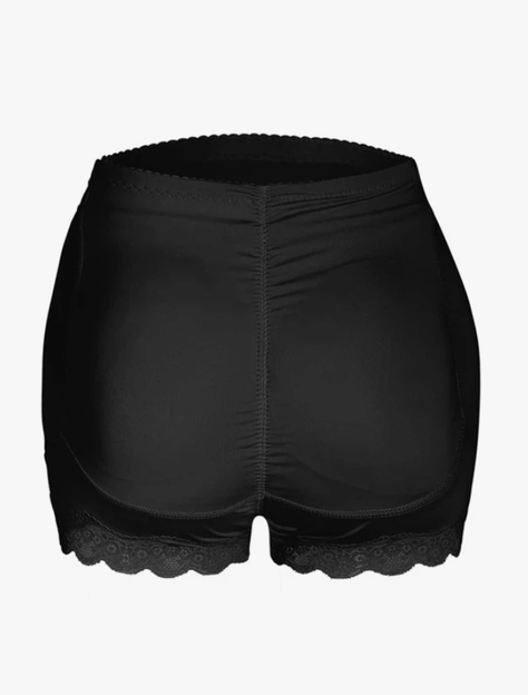 Shorts de Faja con Encaje Negro 🖤✨-1