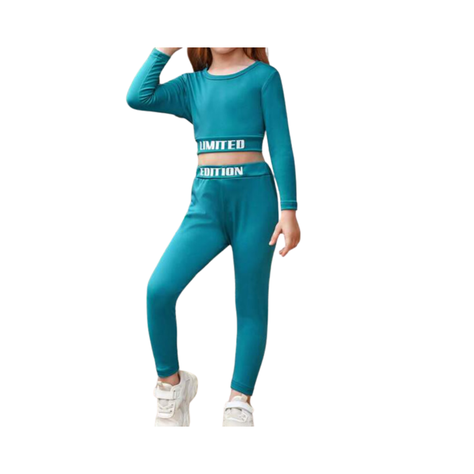 Conjunto Deportivo Casual para Niñas - Estilo Moderno-0