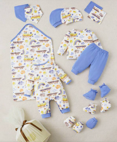 Set de Ropa para Bebé con Estampado de Dibujos Animados-5