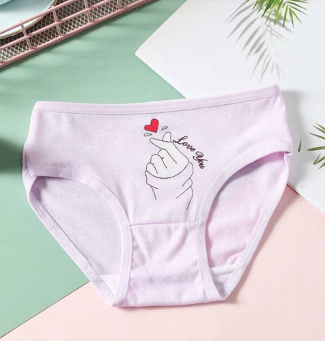 Bragas Infantiles de Algodón con Estampado de Dibujos-4