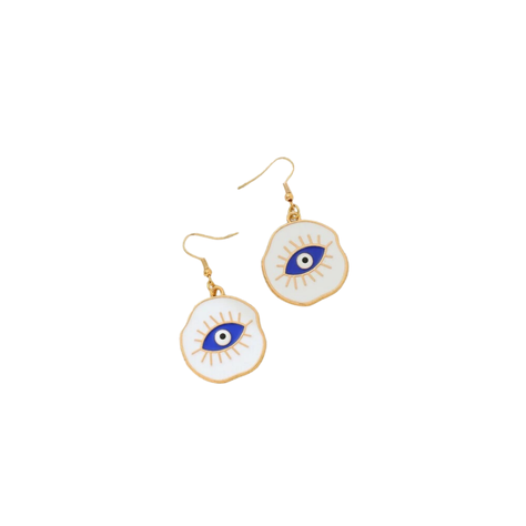 Pendientes con Diseño de Ojo Protector-0