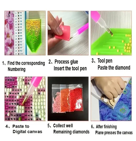 Pintura de Diamantes DIY - Patrón de Perro-4