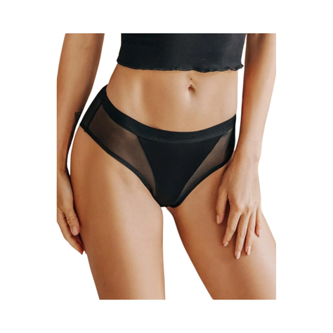 Braga Negra Transparente con Estilo Confortable-0