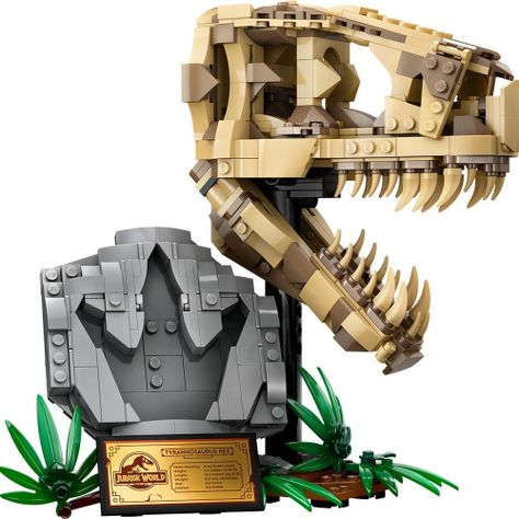 Lego Jurassic World Fósiles De Dinosaurio: Cráneo De T. Rex-1