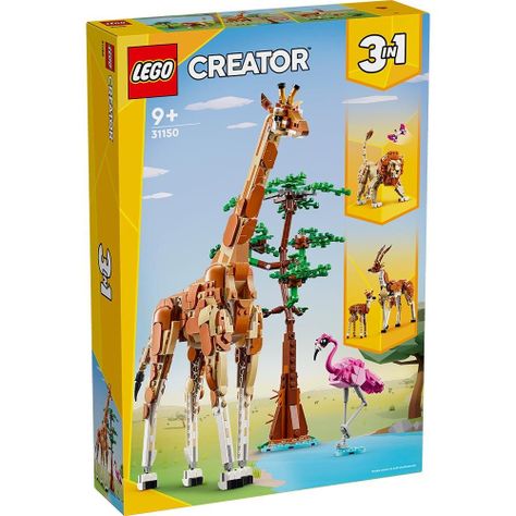 Lego Creator 3en1 Safari De Animales Salvajes (31150)-0