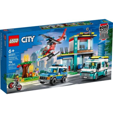 Lego City 60371  Central De Vehículos De Emergencia-0