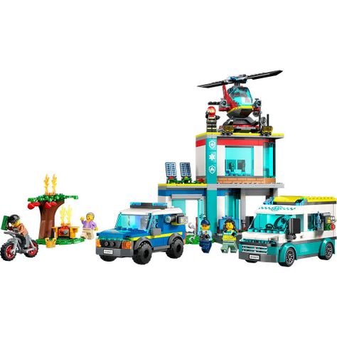 Lego City 60371  Central De Vehículos De Emergencia-1