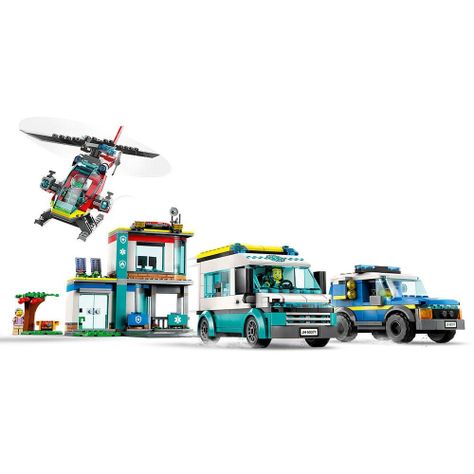 Lego City 60371  Central De Vehículos De Emergencia-3