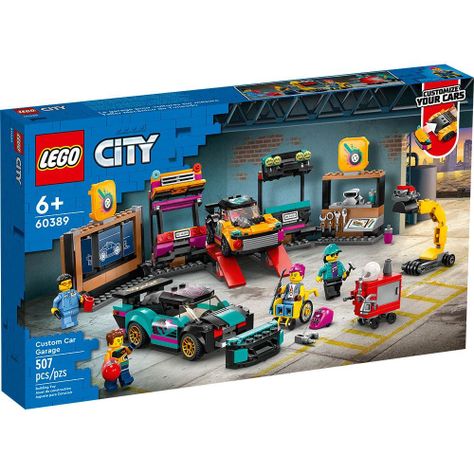 Lego City 60389  Taller Mecánico De Tuneado-0