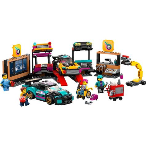 Lego City 60389  Taller Mecánico De Tuneado-1