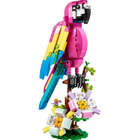 Lego Creator (31144) Loro Rosa Exótico-1