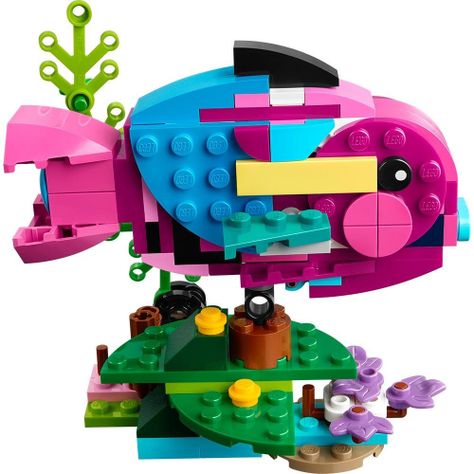 Lego Creator (31144) Loro Rosa Exótico-2