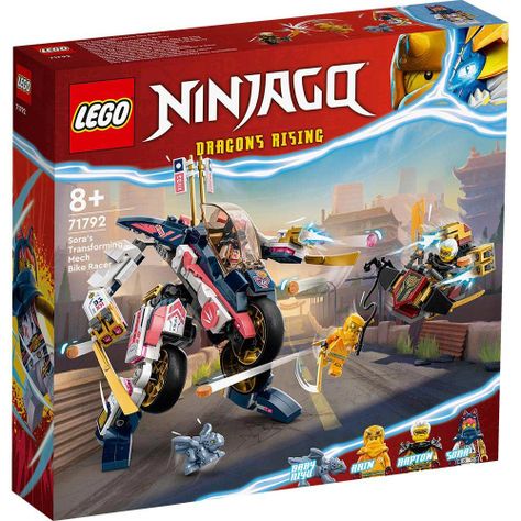Lego Ninjago 71792 Moto Carreras Transformable Meca De Sora-0