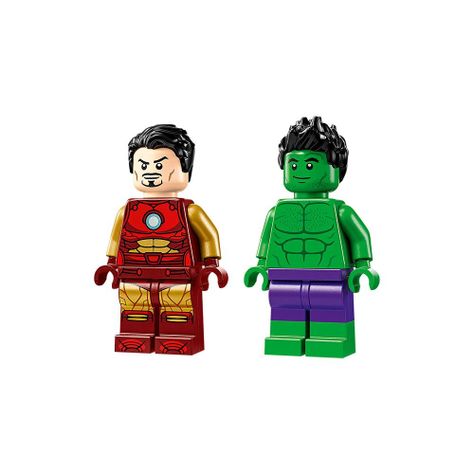 Lego Iron Man con Moto y Hulk (76287)-3