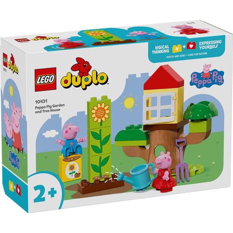 Lego Jardín y Casa del Árbol de Peppa Pig (10431)-4