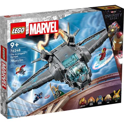 Lego Super Heroes 76248  Quinjet De Los Vengadores-0