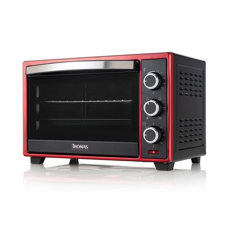 HORNO ELECTRICO THOMAS TH-26R ROJO-6