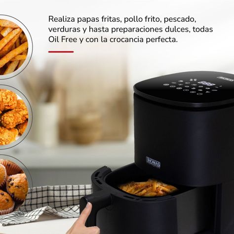 Freidora de Aire TH-AF30DN Digital Led Touch de 3,0 lts-2