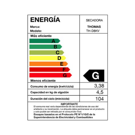Secadora Eléctrica 8 Kg con Evacuación-6