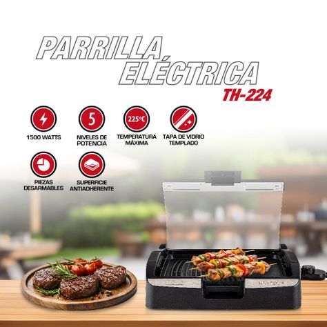 Parrilla Eléctrica TH-224-1