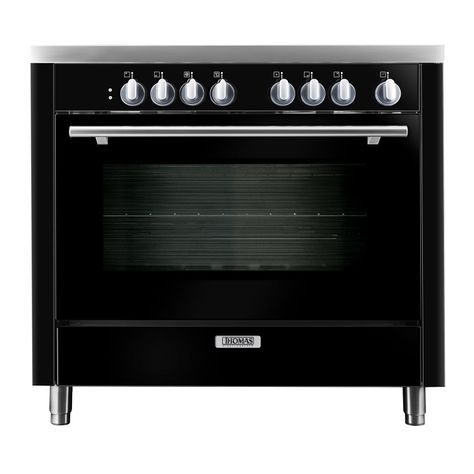 Cocina 5 quemadores horno de 104 Lts-0