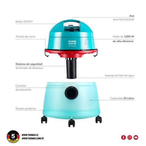 ASPIRADORA THOMAS TH-1220AF AQUAFILTER-5