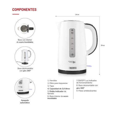 Hervidor Family & Friends TH-4351 de 3,0 lts-4
