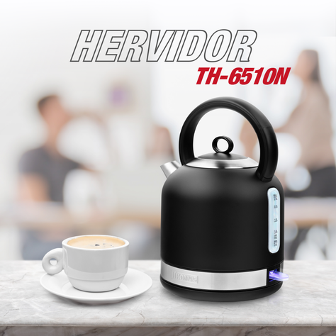 Hervidor Negro Mate 2.5 lts TH-6510N-1