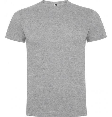 Polera Dogo Premium Manga Corta Color Gris Para Niños Niñas-0