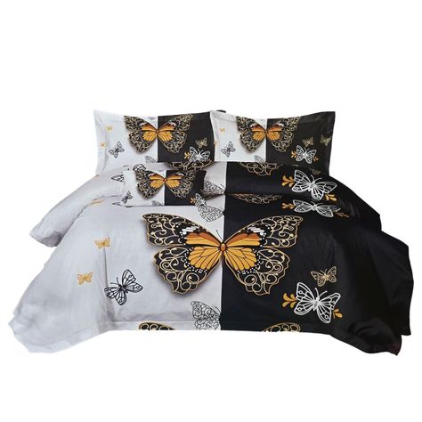 JUEGO DE SABANAS 2.5 PLAZAS KING MARIPOSAS 639-1