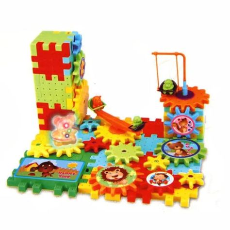 Juegos De Mesa Engranajes Didacticos 81 Piezas-0