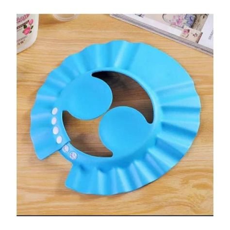Gorro Para Protección De Baño Bebé Color Celeste-1