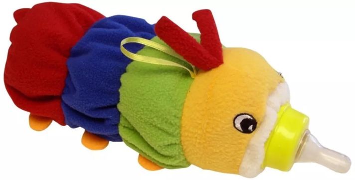 Peluche Funda Para Mamadera Anti Quemaduras Modelo Cuncuna-0