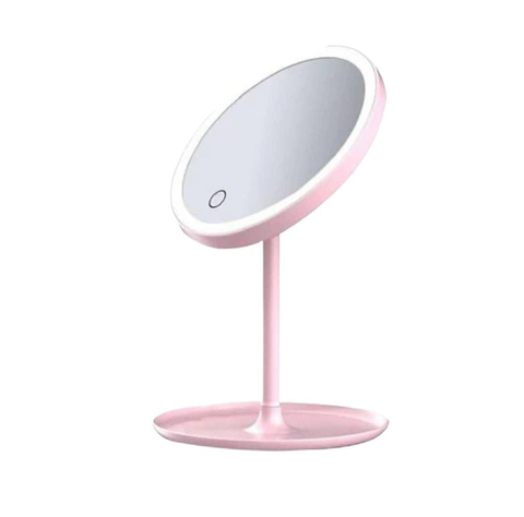 Espejo Maquillaje Plegable Con Luz Led-0