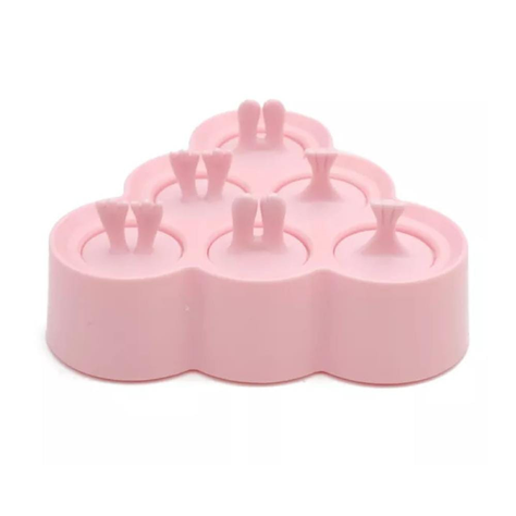 Molde Rosado Para Helados Naturales Tipo Chupón -0