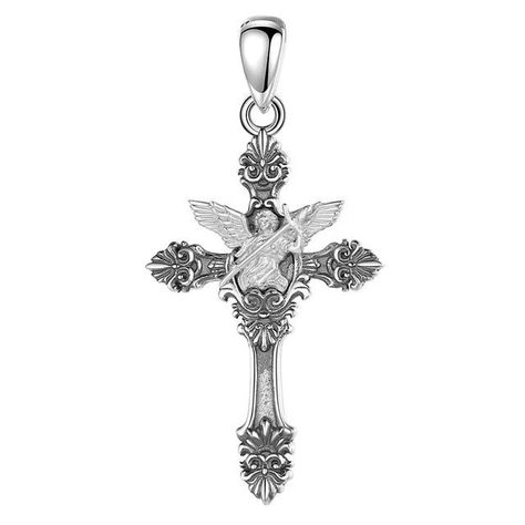 Colgante cruz de San miguel de arcángel en plata 950-0