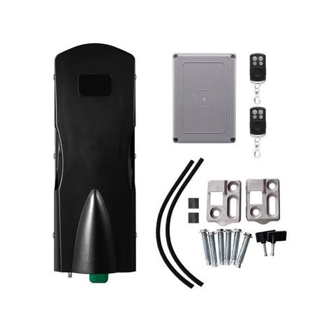 Kit Portón Automático batiente 4MT 250KG 1Hoja Rueda-1