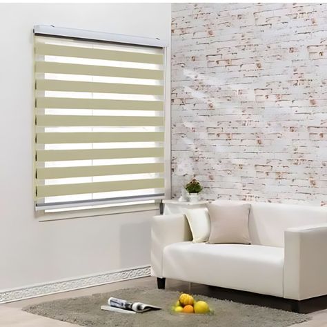 Cortina Roller Zebra 140x240cm Dorado, Dorada-2