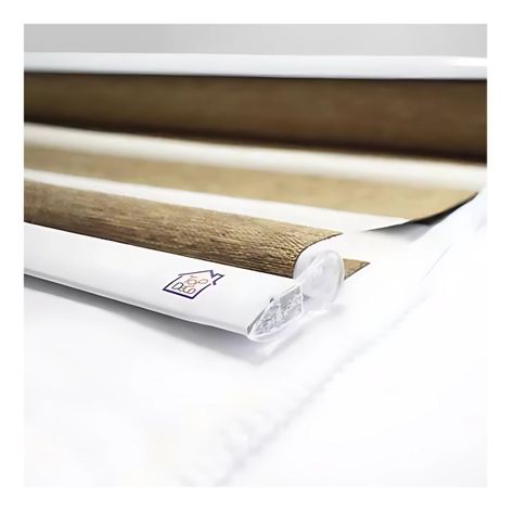 Cortina Roller Zebra Blackout 200x240cm - Café-1