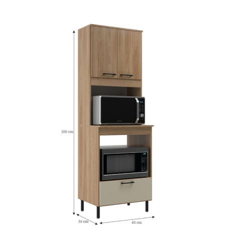 Mueble de Cocina Maysa 3 puertas y 2 nichos-2