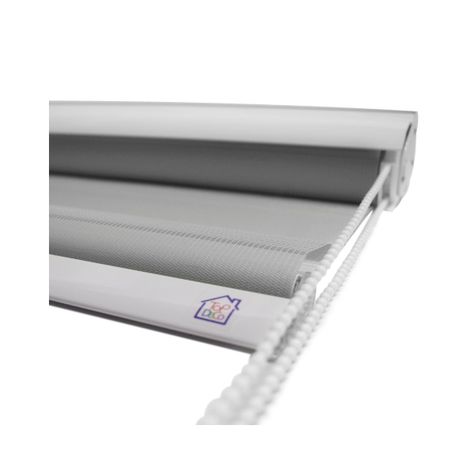 Cortina Roller Zebra Blackout 180x240cm - Gris-0