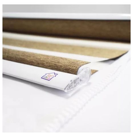 Cortina Roller Zebra  90x240cm - Café-1