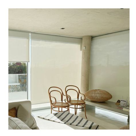 Cortina Roller Zebra Blackout 120x240cm - Beige-2