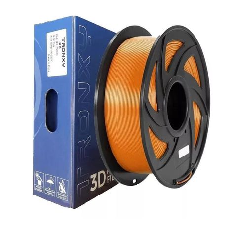 Filamento 3d Pla Tronxy De 1.75mm Y 1kg Naranja-0